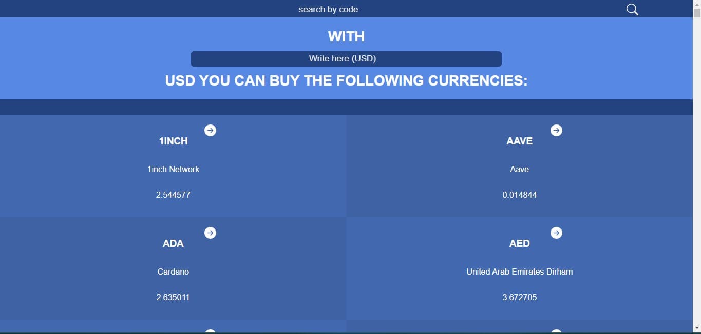 My currency